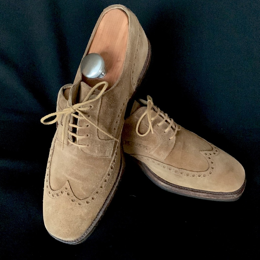 BARNEYS NEW YORK Suede Oxfords